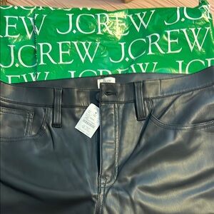 Chic Black Leather Pants